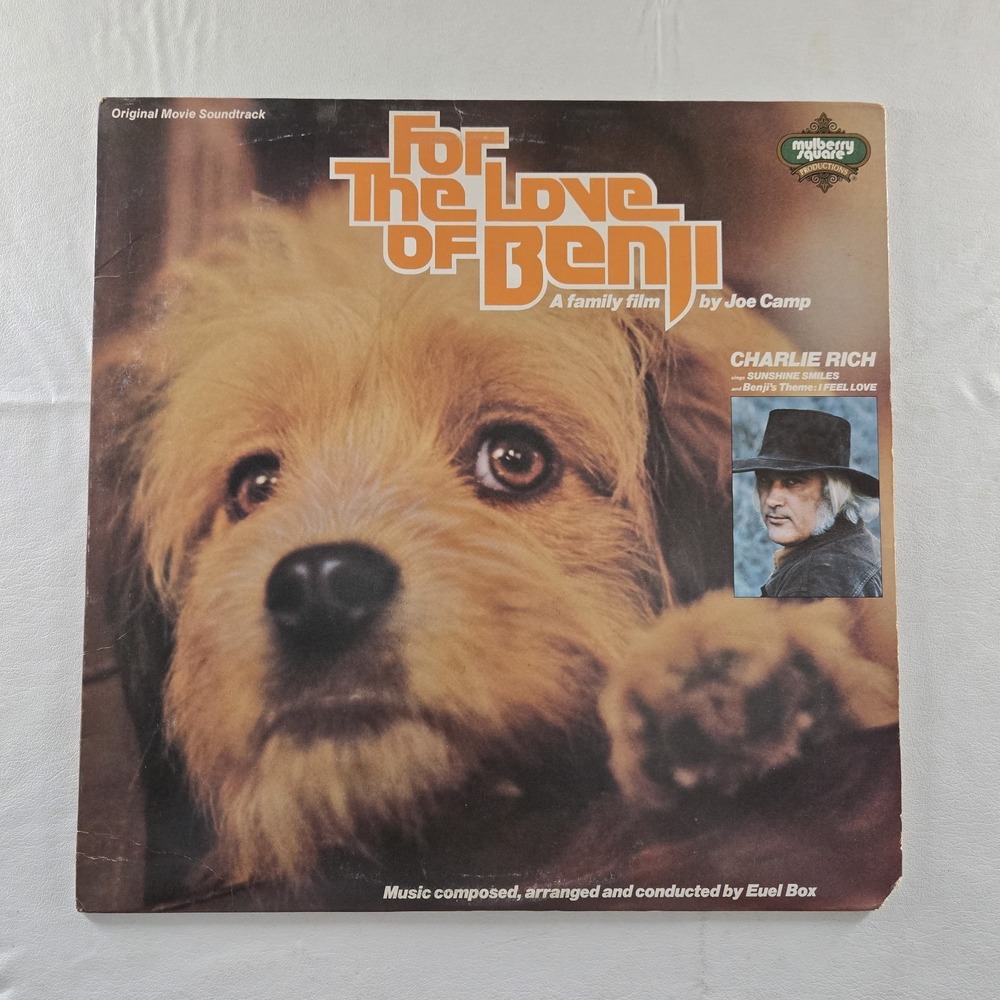 For The Love Of Benji Soundtrack LP 1977 Vinyl Record Album VG Tested W/Booklet